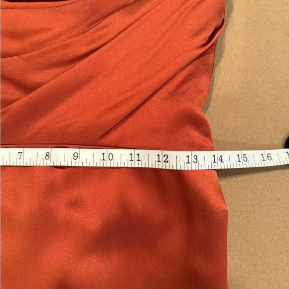 Reem Acra Copper Satin Gown - size 10 - Picture 11 of 14